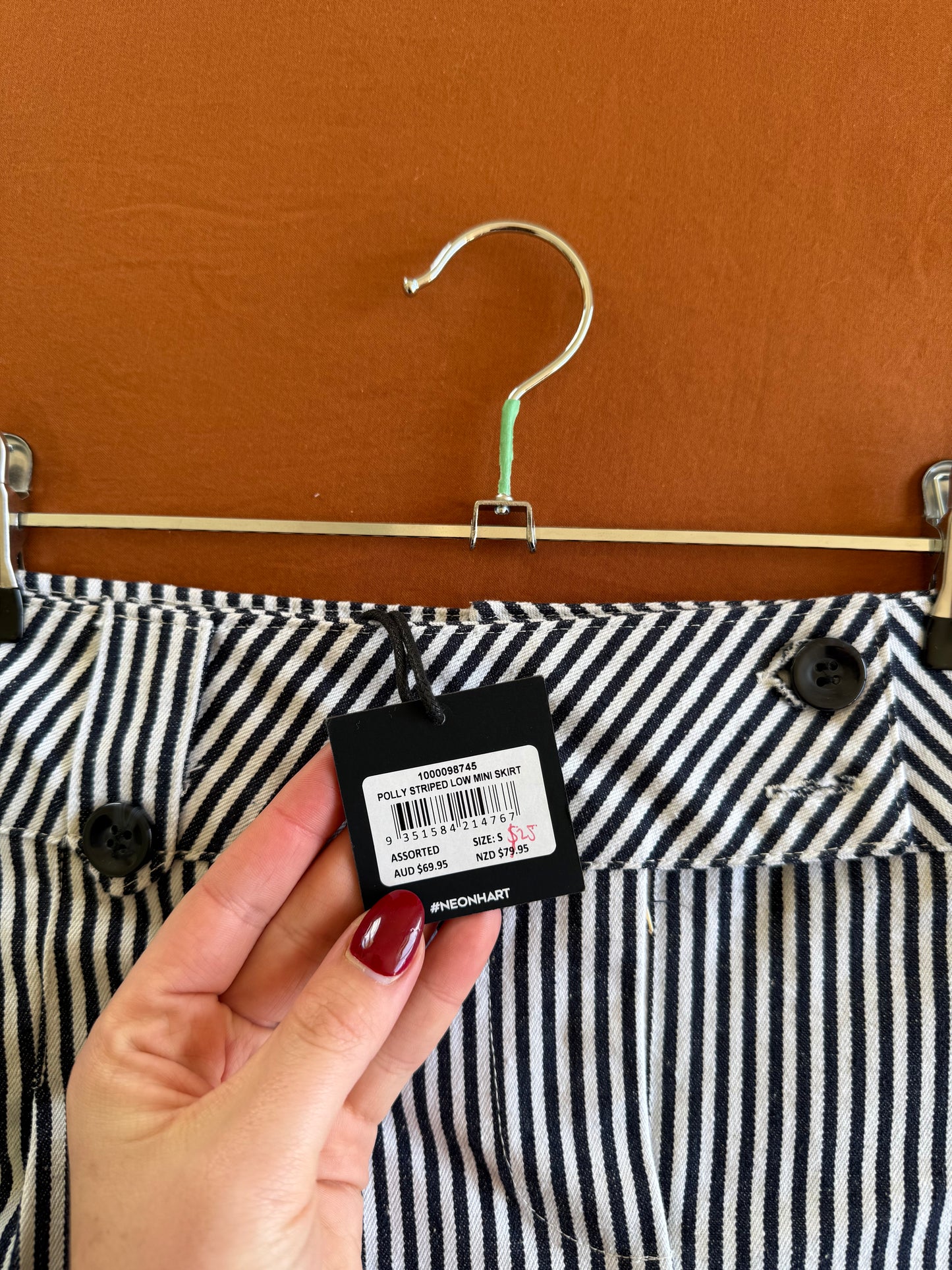 Neon Hart Skirt - Size Small
