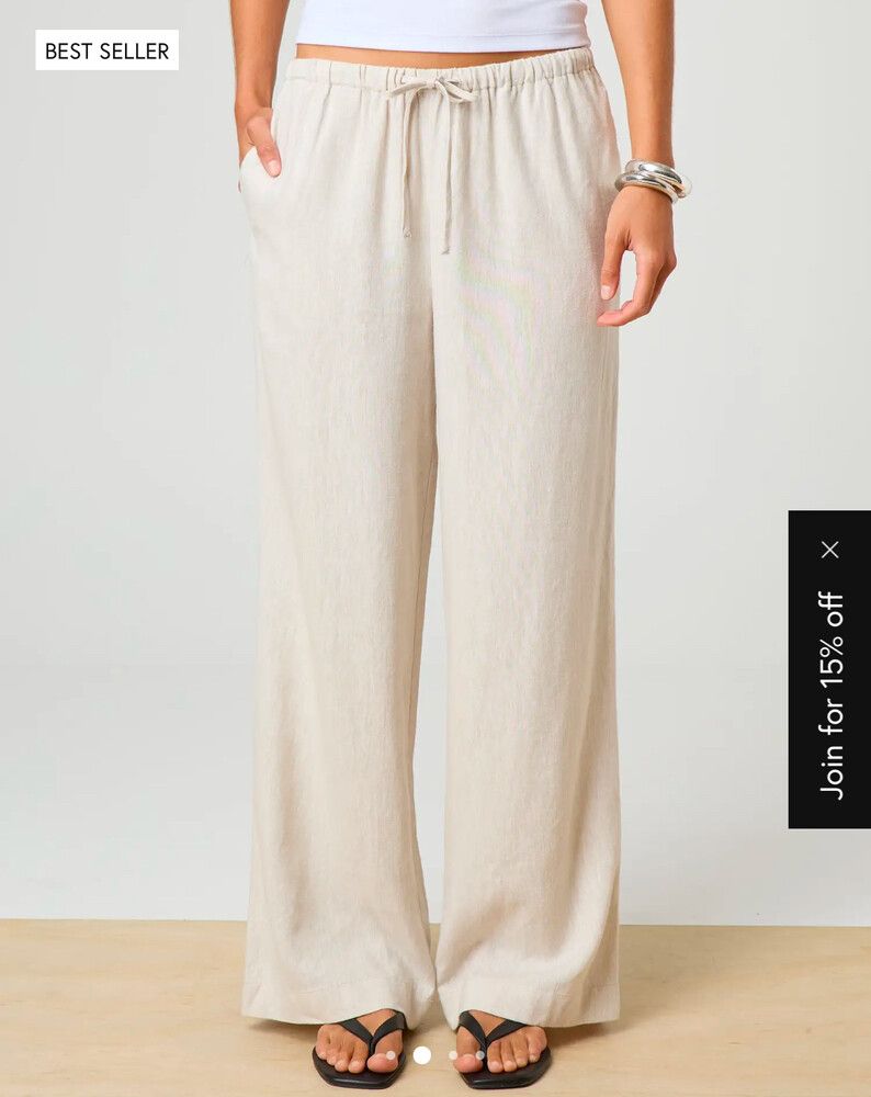 Glassons linen pants - Size 8
