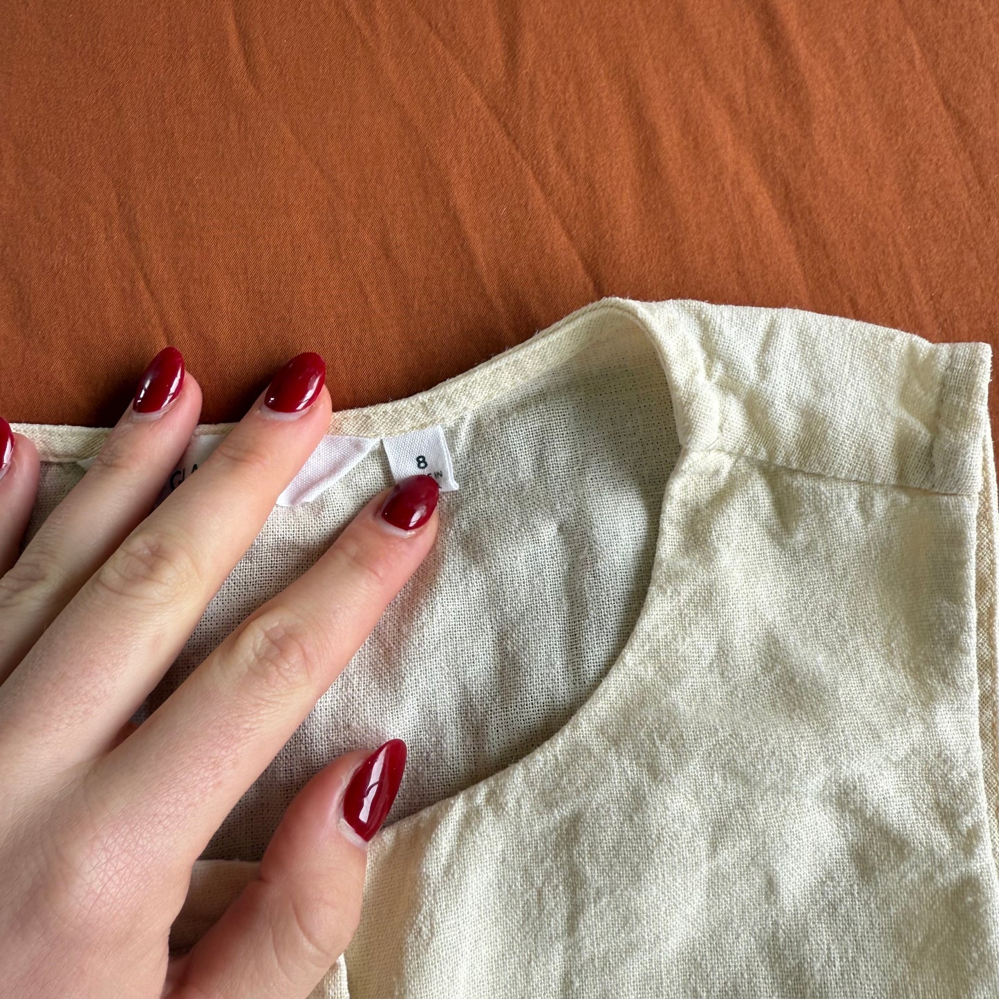 Glassons linen vest - Size 8