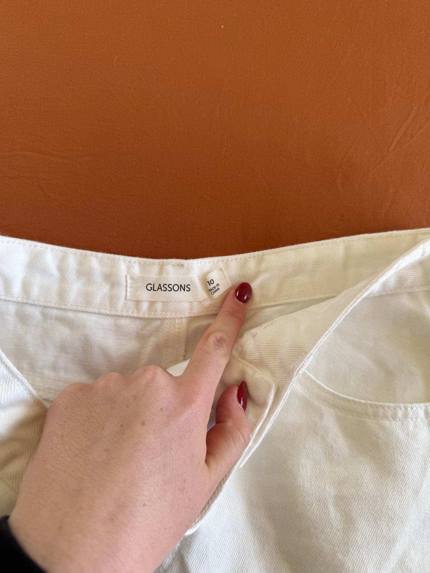 Glassons denim skirt - Size 10