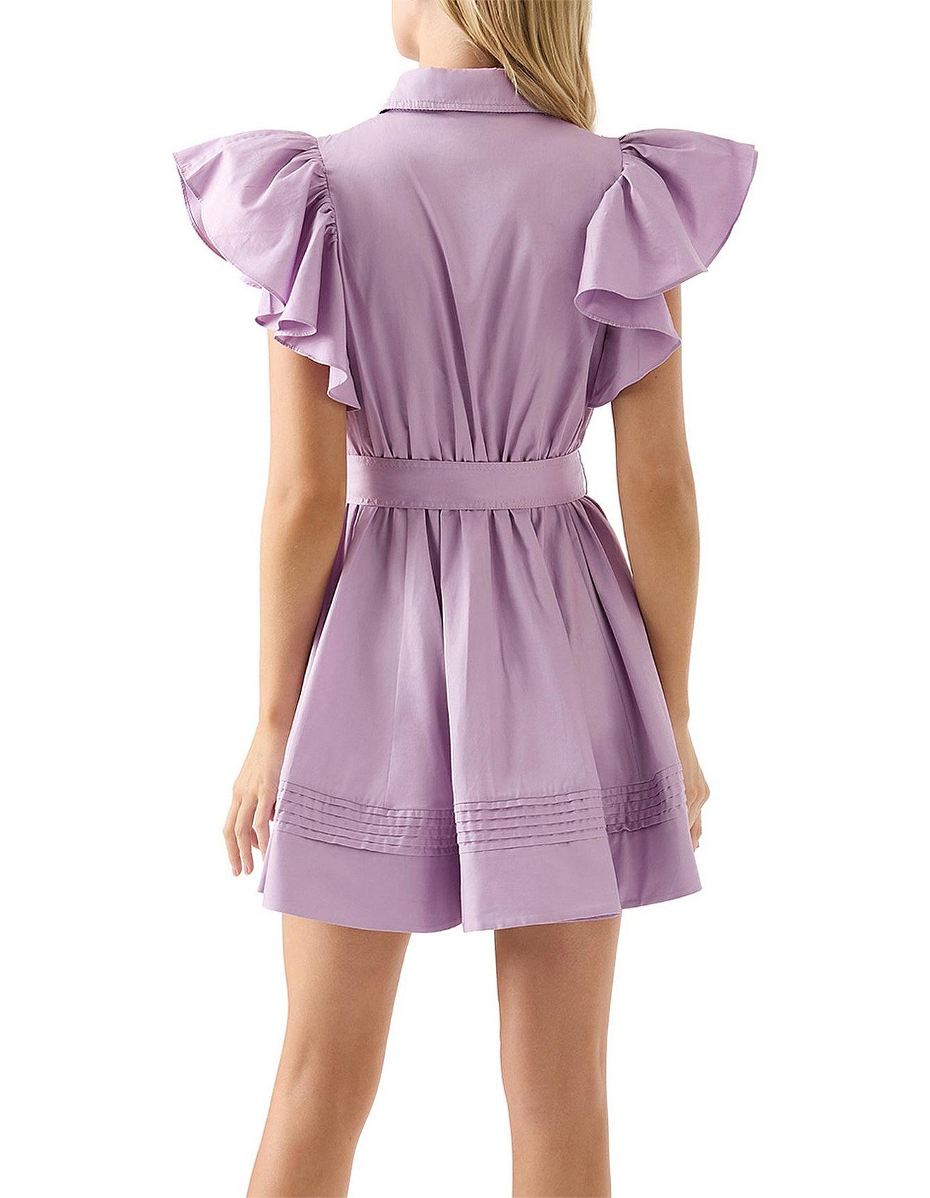 AJE Kindred Frill Mini Dress - Size 8