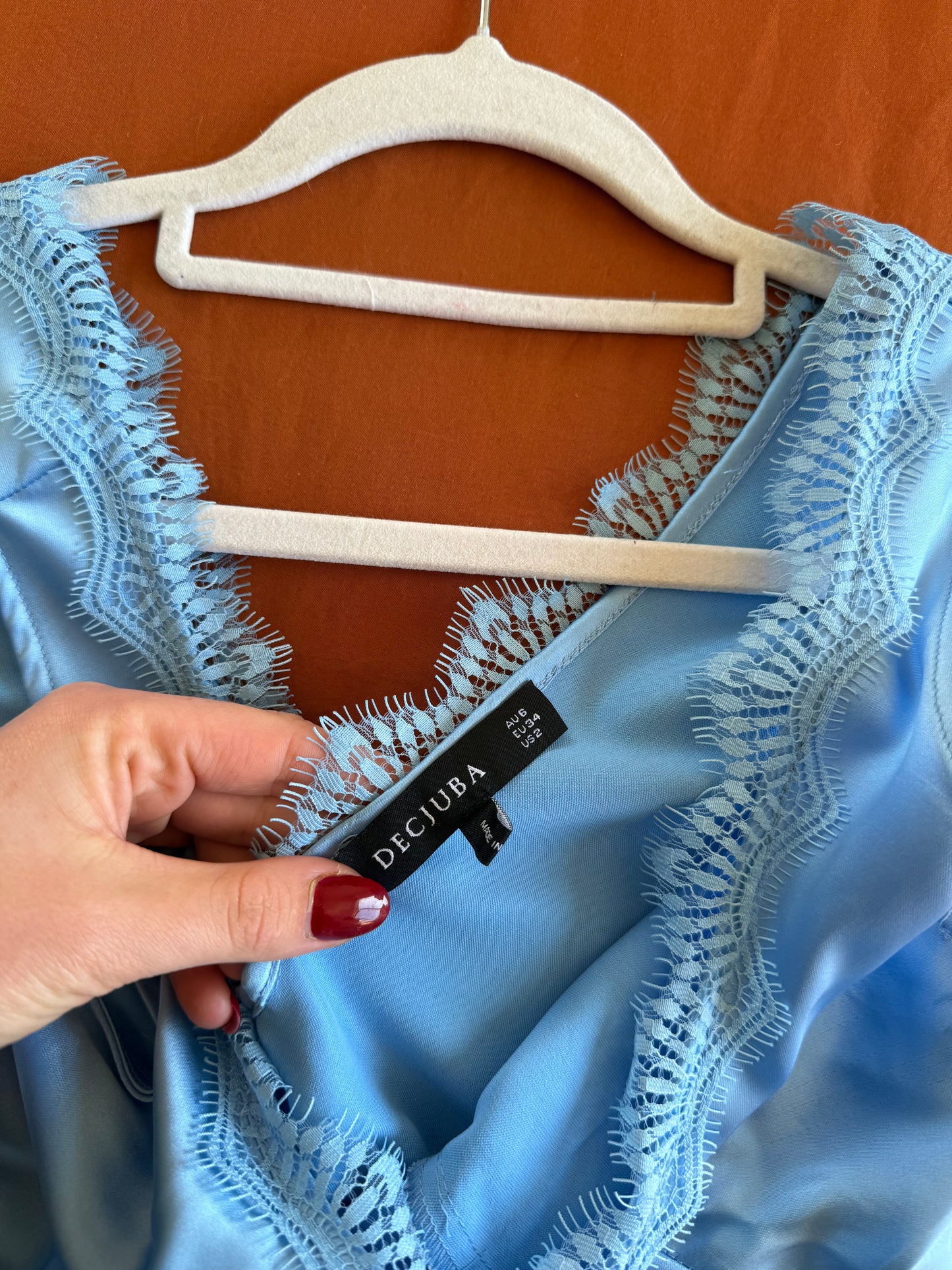 Decjuba Satin Top - Size 6