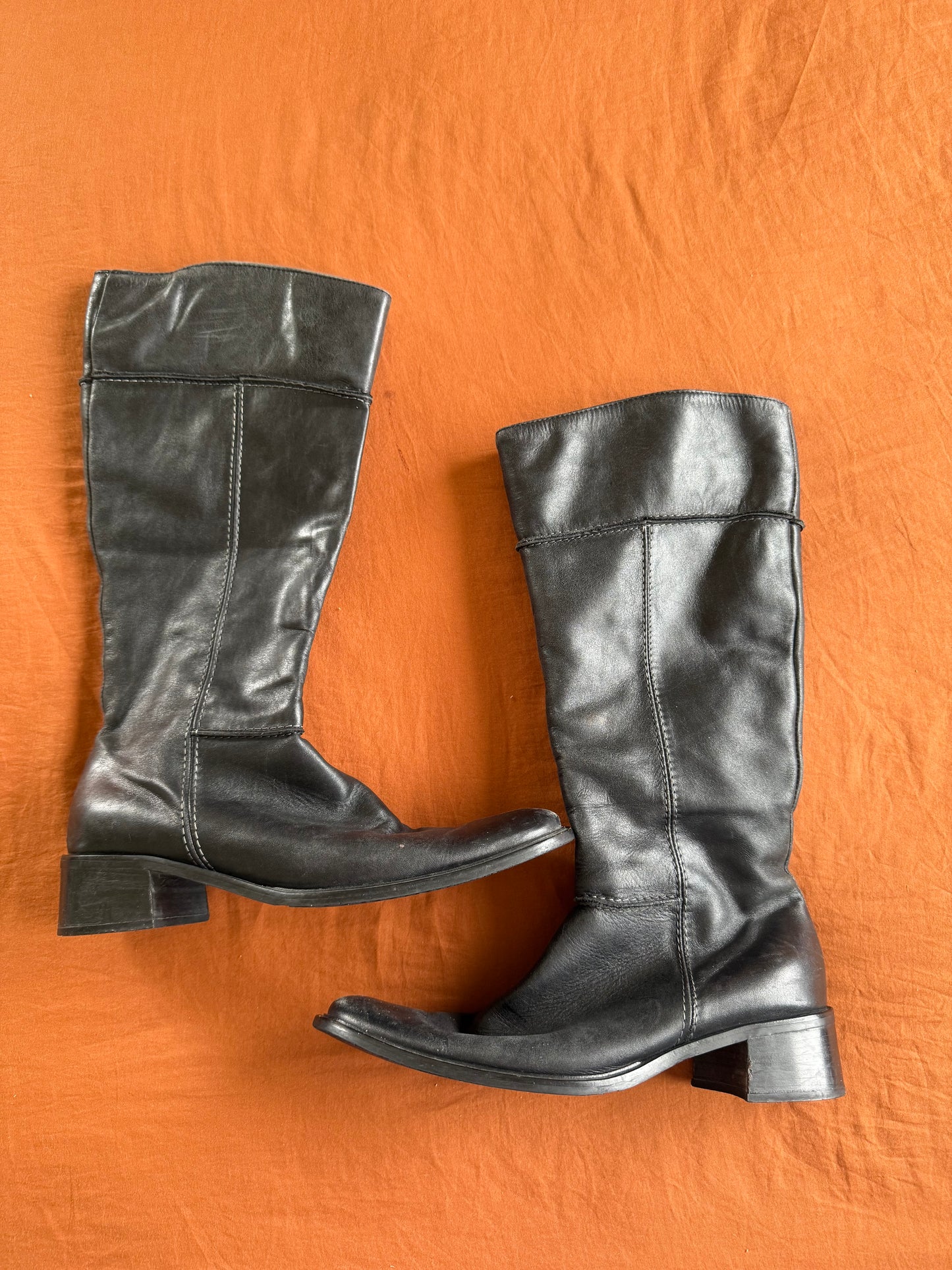 Italian Leather Boots - Size 40