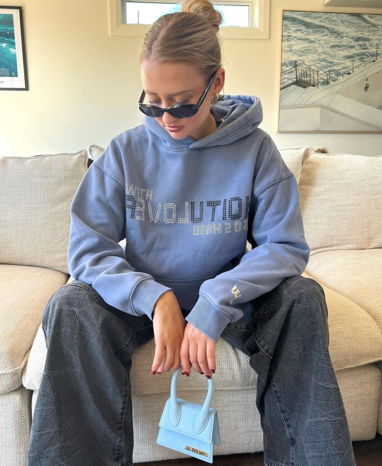 With Love Bean Hoodie - Large