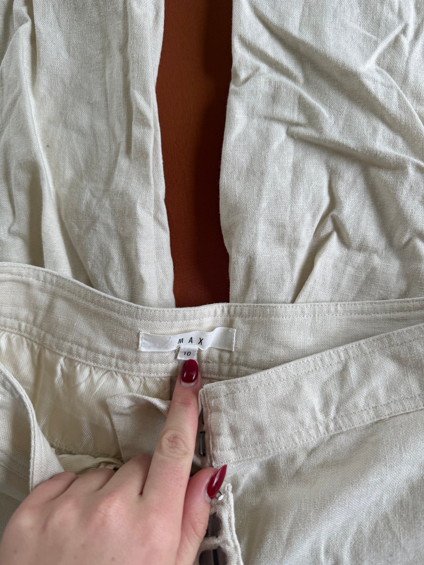 Max Linen Pants - Size 10