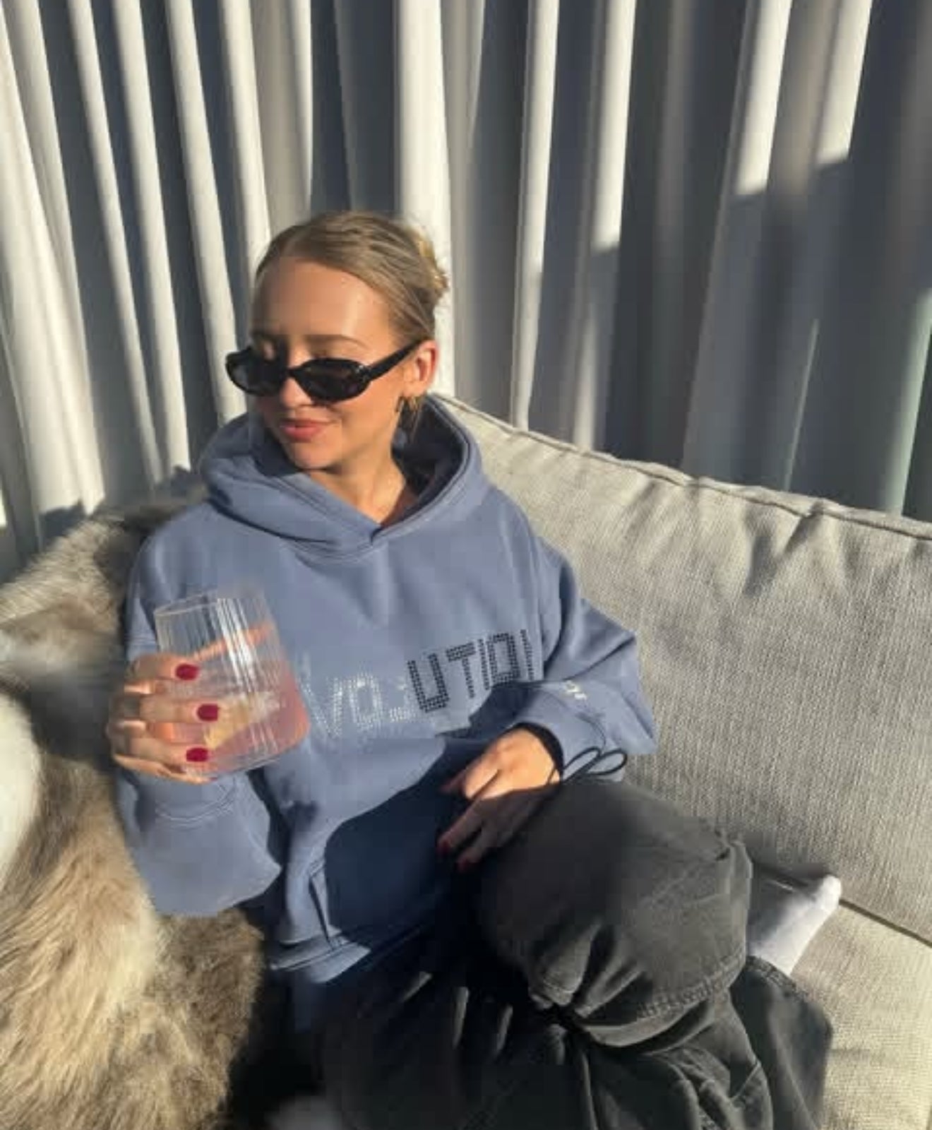 With Love Bean Hoodie - Large