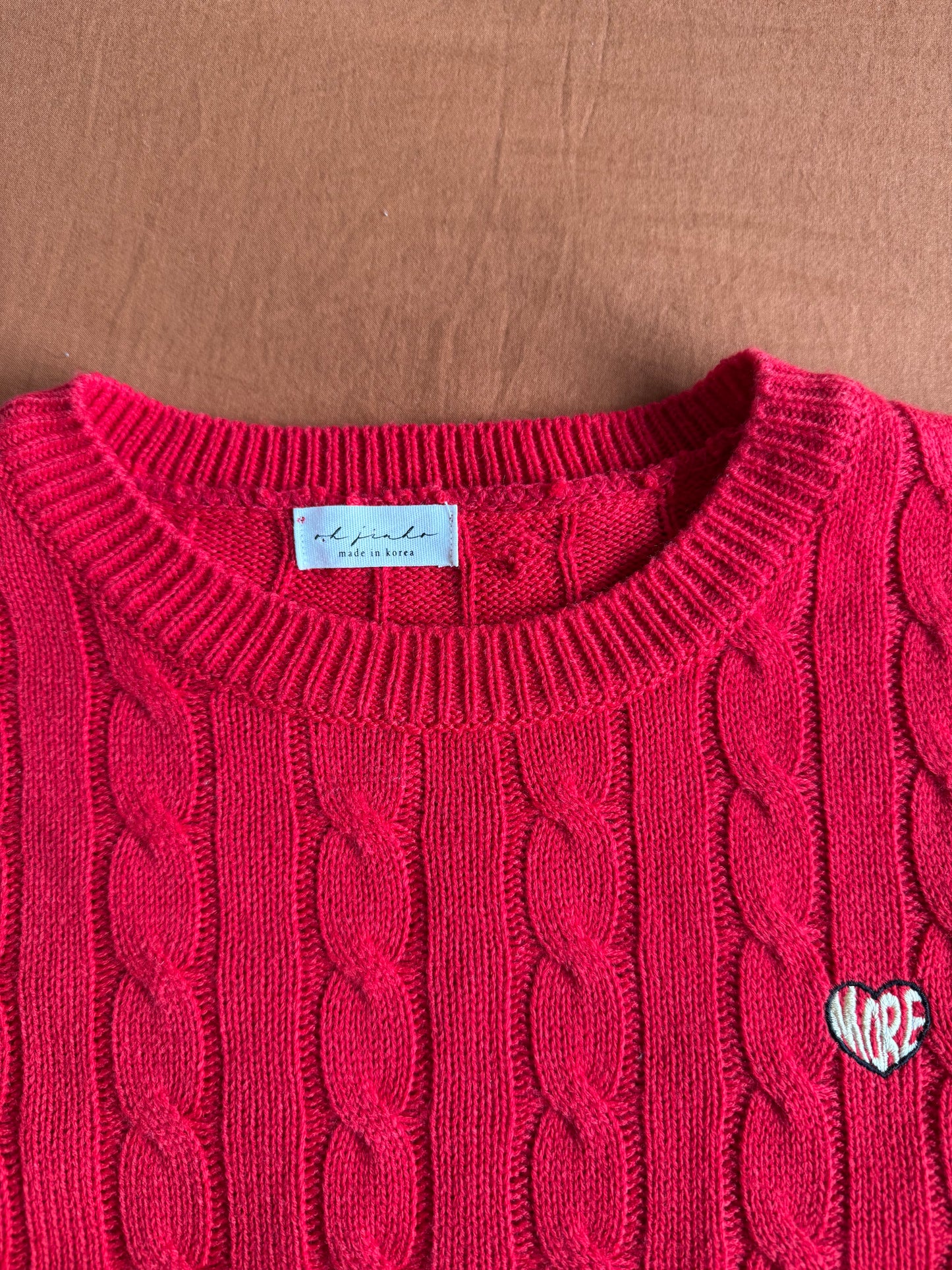 Red Sweater - Size XS