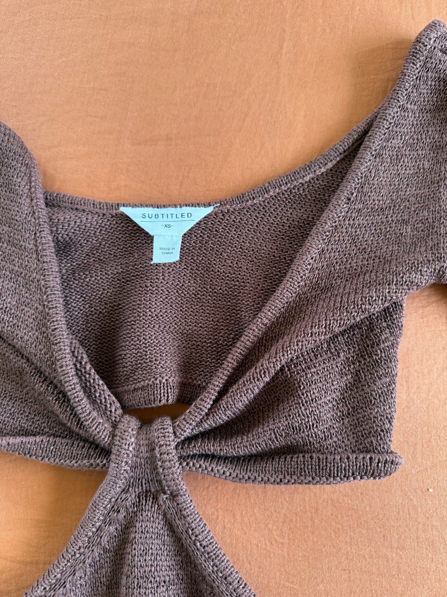 Subtitled Dress - Size XS