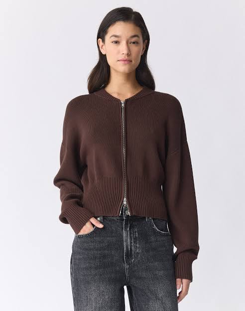 Glassons Double Zip Knit - Size Small