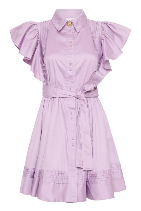 AJE Kindred Frill Mini Dress - Size 8