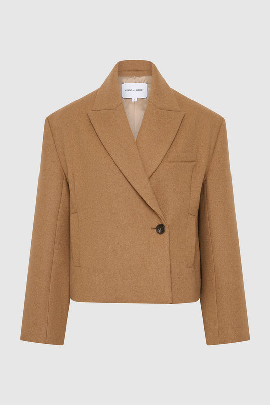 Friend of Audrey Cropped Coat - Size Small