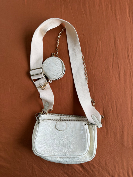 Cream Shoulder Bag