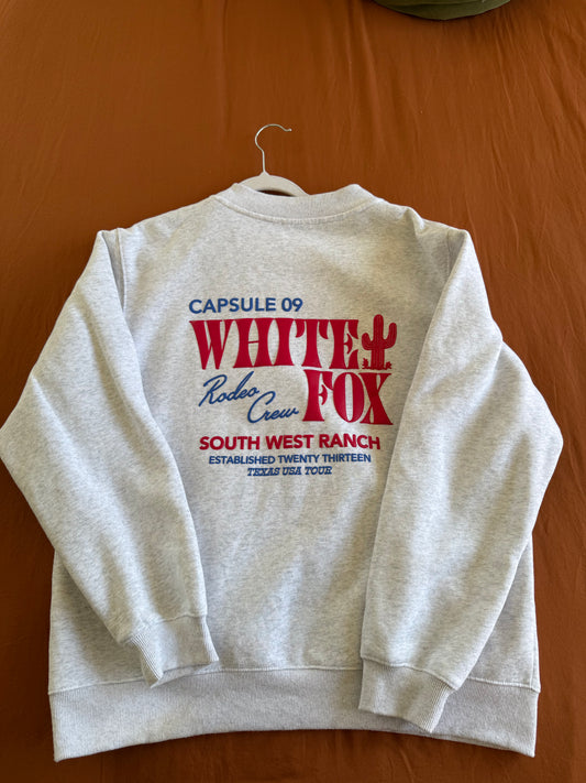 White fox Crewneck - Size S/M