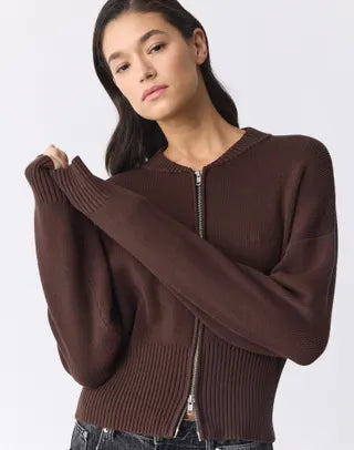 Glassons Double Zip Knit - Size Small
