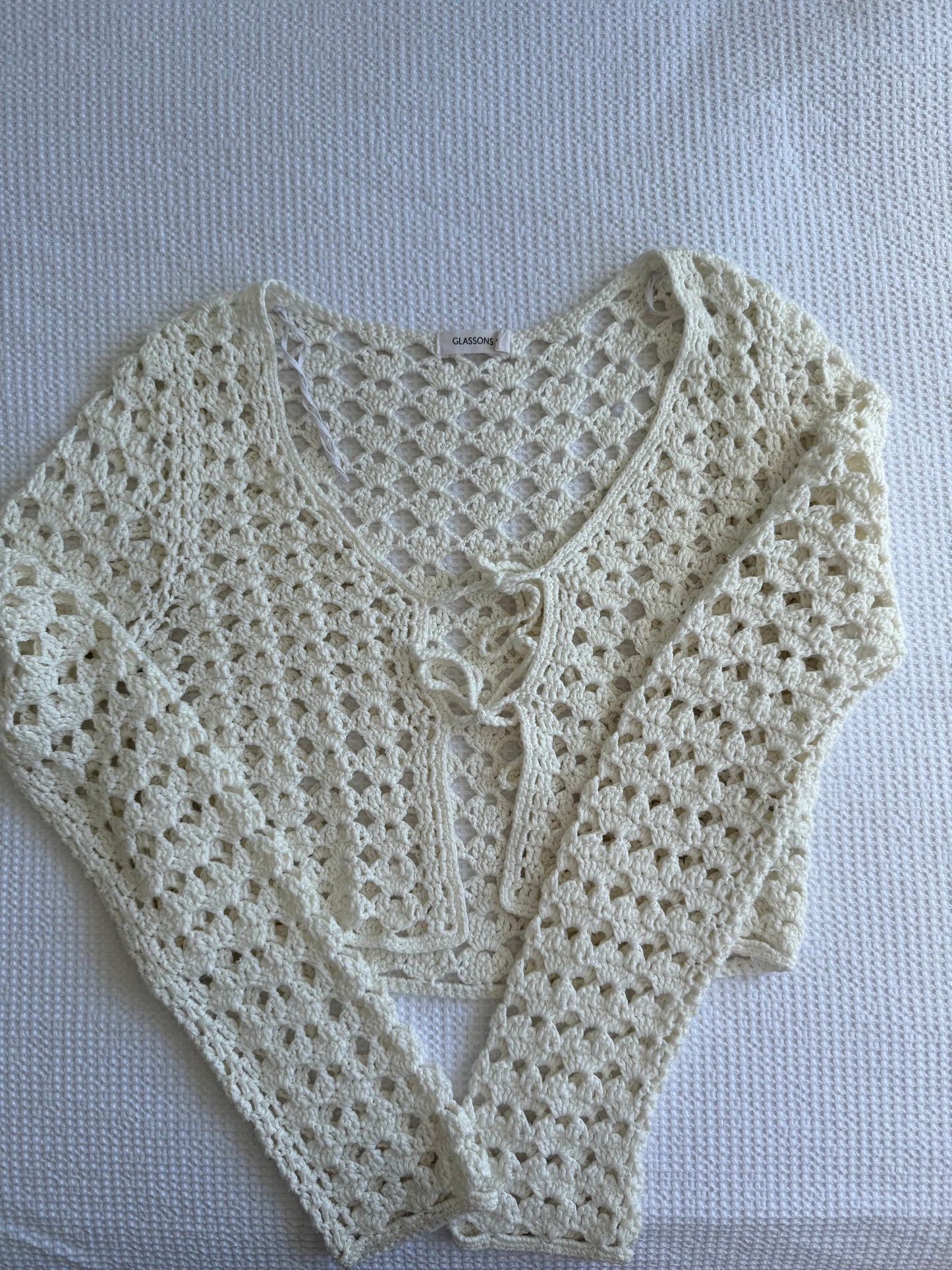 White Knit Top